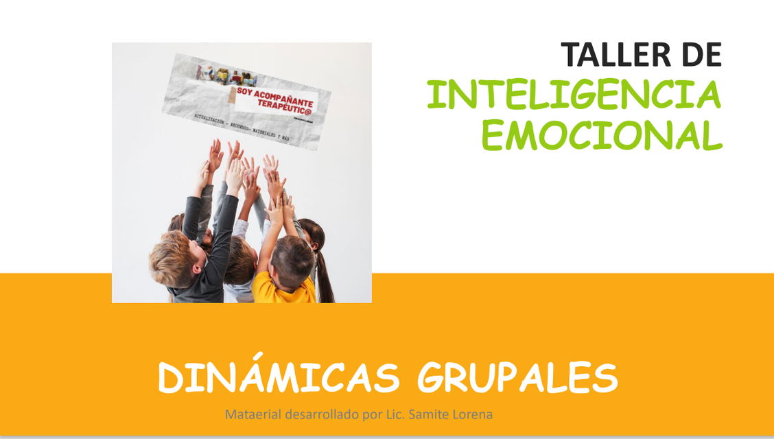 Taller Inteligencia Emocional Cocina CUADERNILLOS Actividades Acompañando