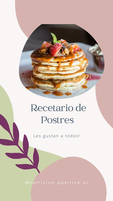 Pack Recetarios Dulces Saludables - NUTRICION POSITIVA