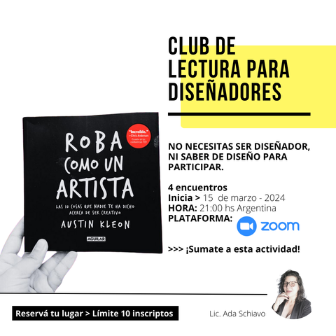 CLUB DE LECTURA> Roba como un artista + audiolibro (opcional)