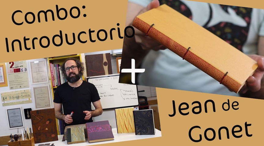 Combo: Curso Introductorio + Encuadernación estilo Jean de Gonet!!