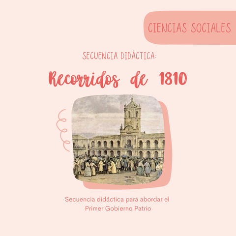 Secuencia Didáctica: RECORRIDOS DE 1810 - La Mochila Del Cole