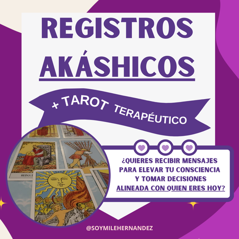 Sesión Registros Akáshicos + Tarot Terapéutico