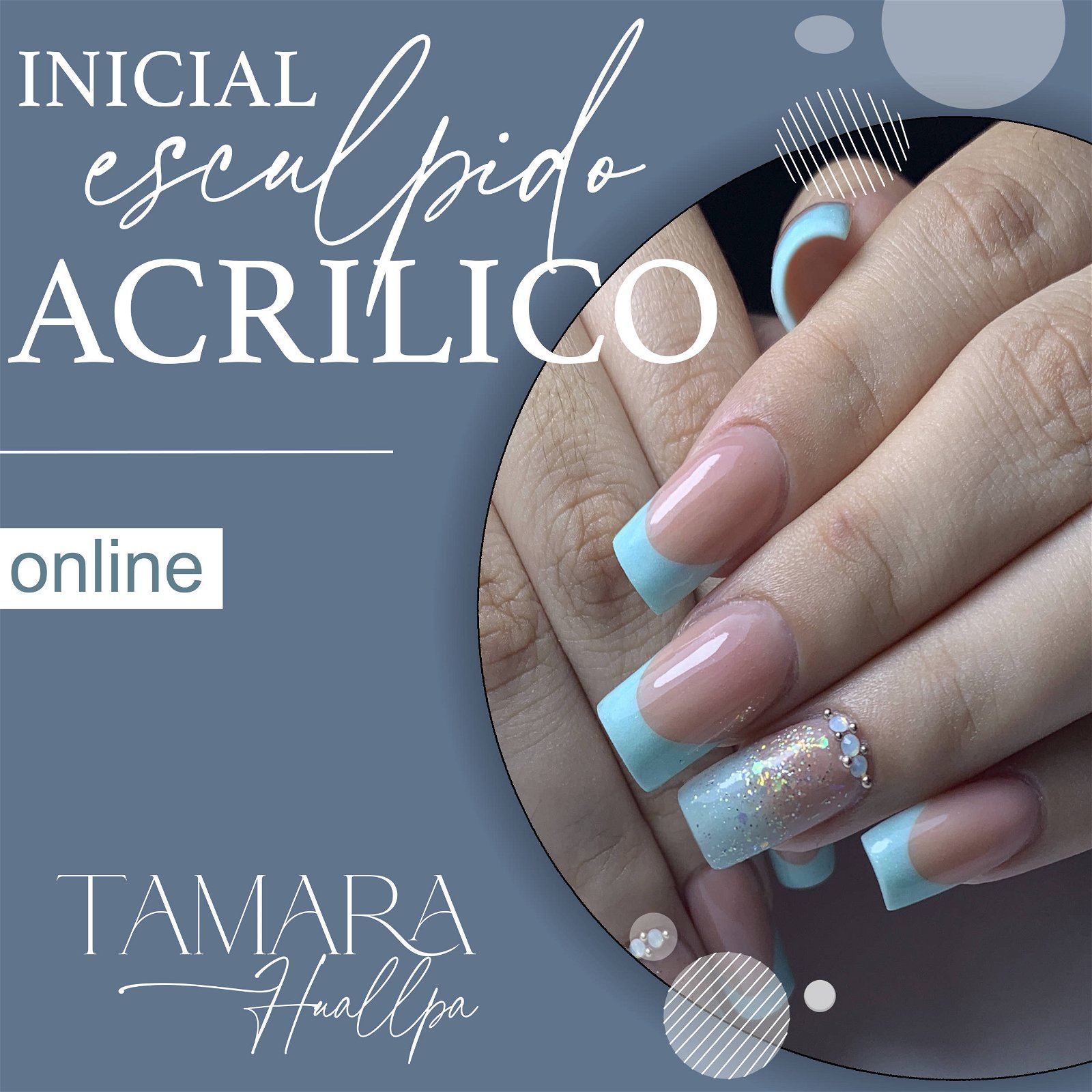 INICIAL Esculpidas ACRILICO - TH - Academia Online de Uñas