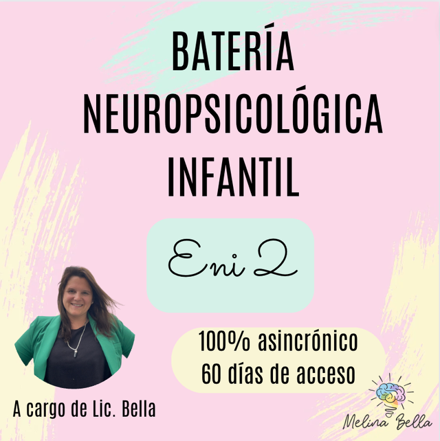 Eni 2 Batería Neuropsicológica Infantil Cursos Melinabella