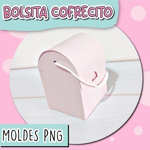BOLSITA COFRECITO MOLDE PNG