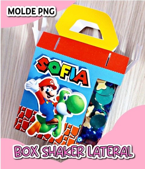 Box Shaker lateral! Molde PNG 