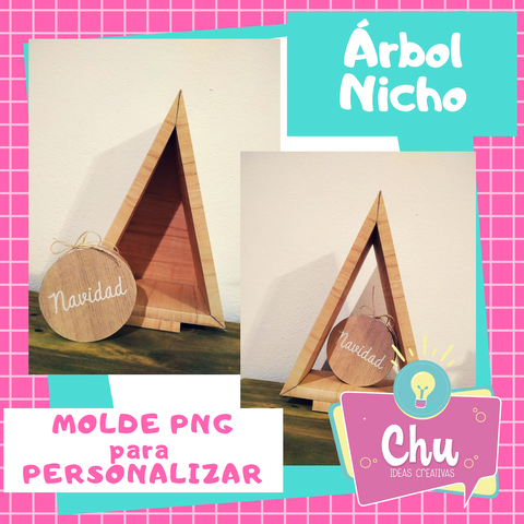 Moldes Png personalizable Arbol Nicho 