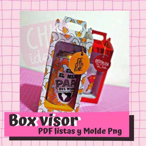 BOX LATAS VISOR PACK X5 + PNG