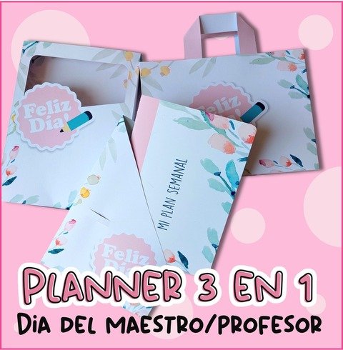 Planner 3 en 1 Dia del Maestro/Profesor + Videos!