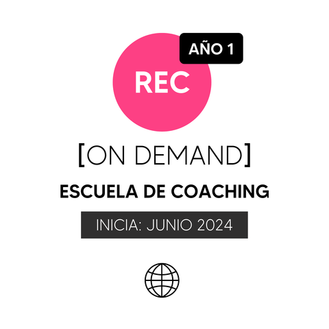 Matrícula Escuela de Coaching | ON DEMAND JUNIO 2024 - AÑO 1