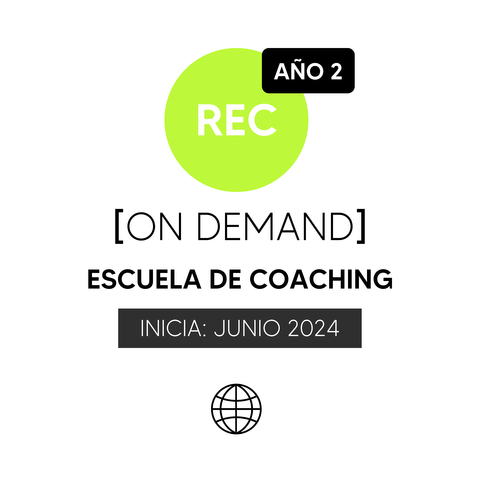 Matrícula Escuela de Coaching | ON DEMAND JUNIO 2024 - AÑO 2
