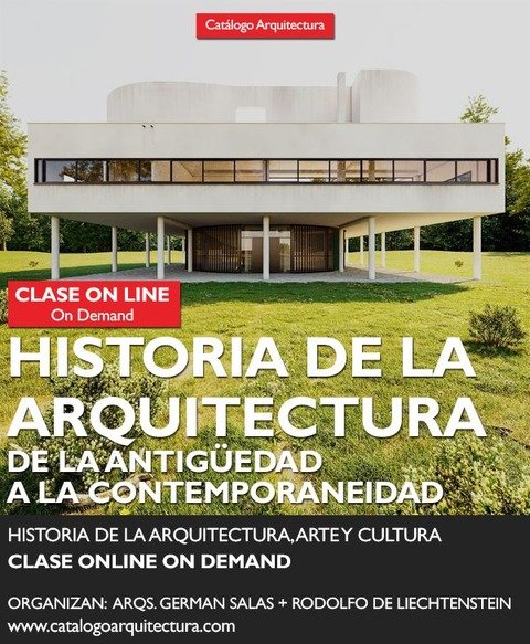 Curso Online: Introducción a la HISTORIA DE LA ARQUITECTURA. De la antigüedad a la contemporaneidad.