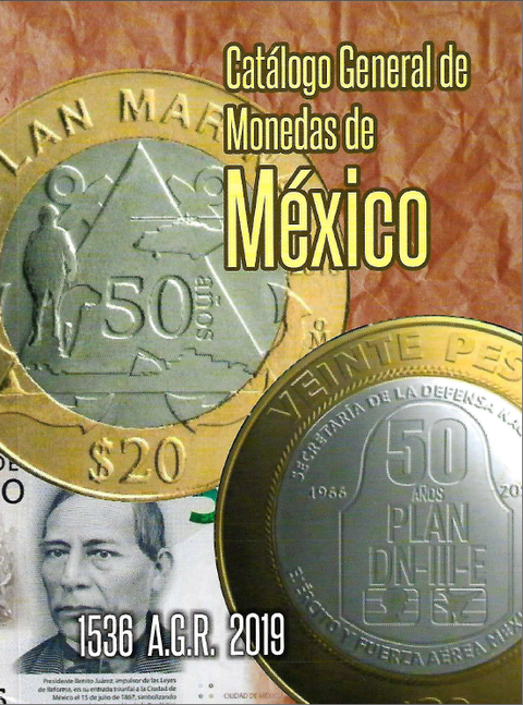 Catálogo de Monedas de México AGR 1536-2019.