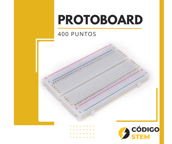 Protoboard o Placa de Prueba - 400 Puntos