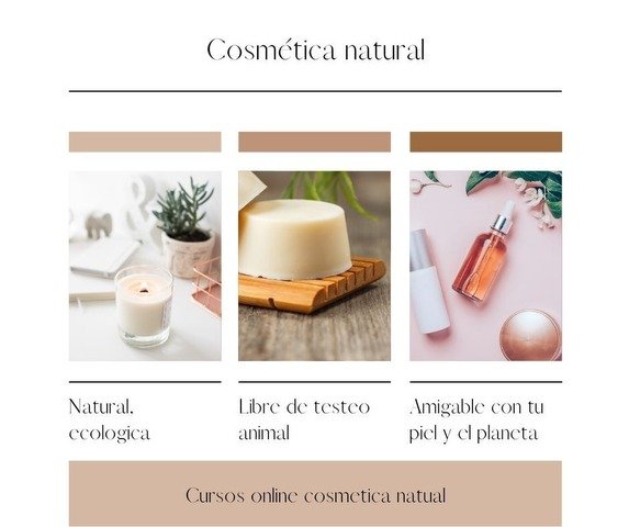 Curso cosmética natural, maquillaje Natural y Aromaterapia 