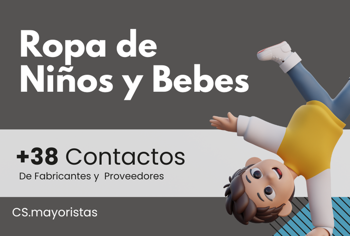 Proveedores shops de ropa niños