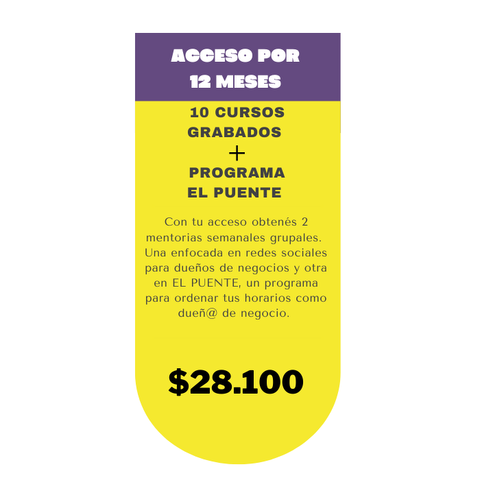 Plan 12 meses puente
