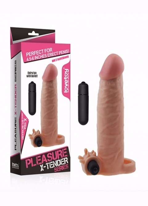 Pleasure X-Tender Vibrating Penis Sleeve