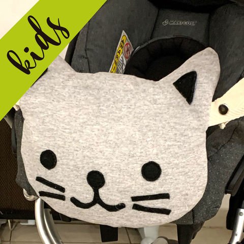 bolso gatito para carro de bebé