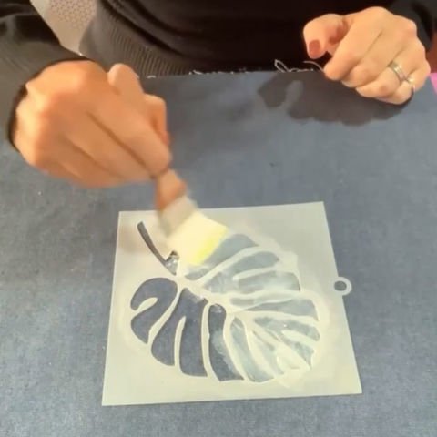 técnica de estampado con foil