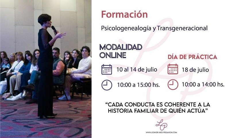E-Learning // Psicogenealogía y Transgeneracional - Julio 2023