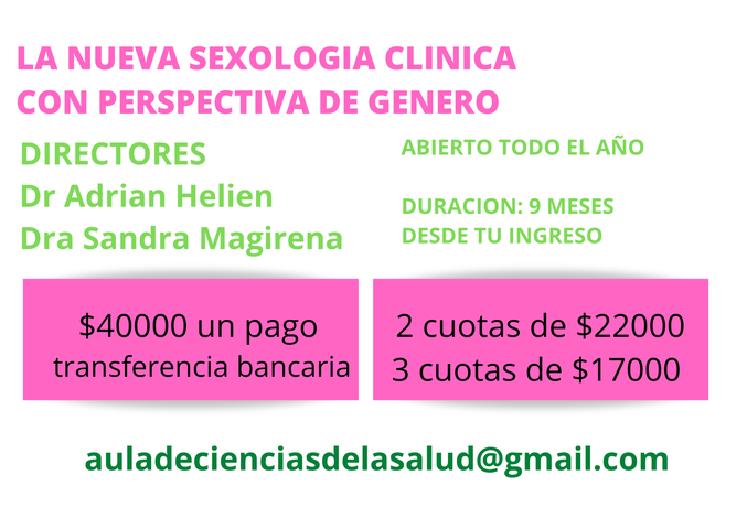 La Nueva Sexología Clínica con perspectiva de género