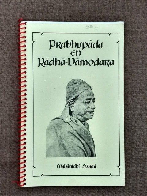 Prabhupada en Radha Damodara