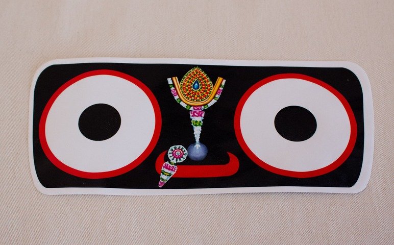 Sticker ojos Jaganatha (grande)
