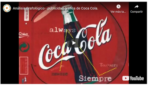 [Video] Análisis Grafológico - publicidad gráfica de Coca Cola