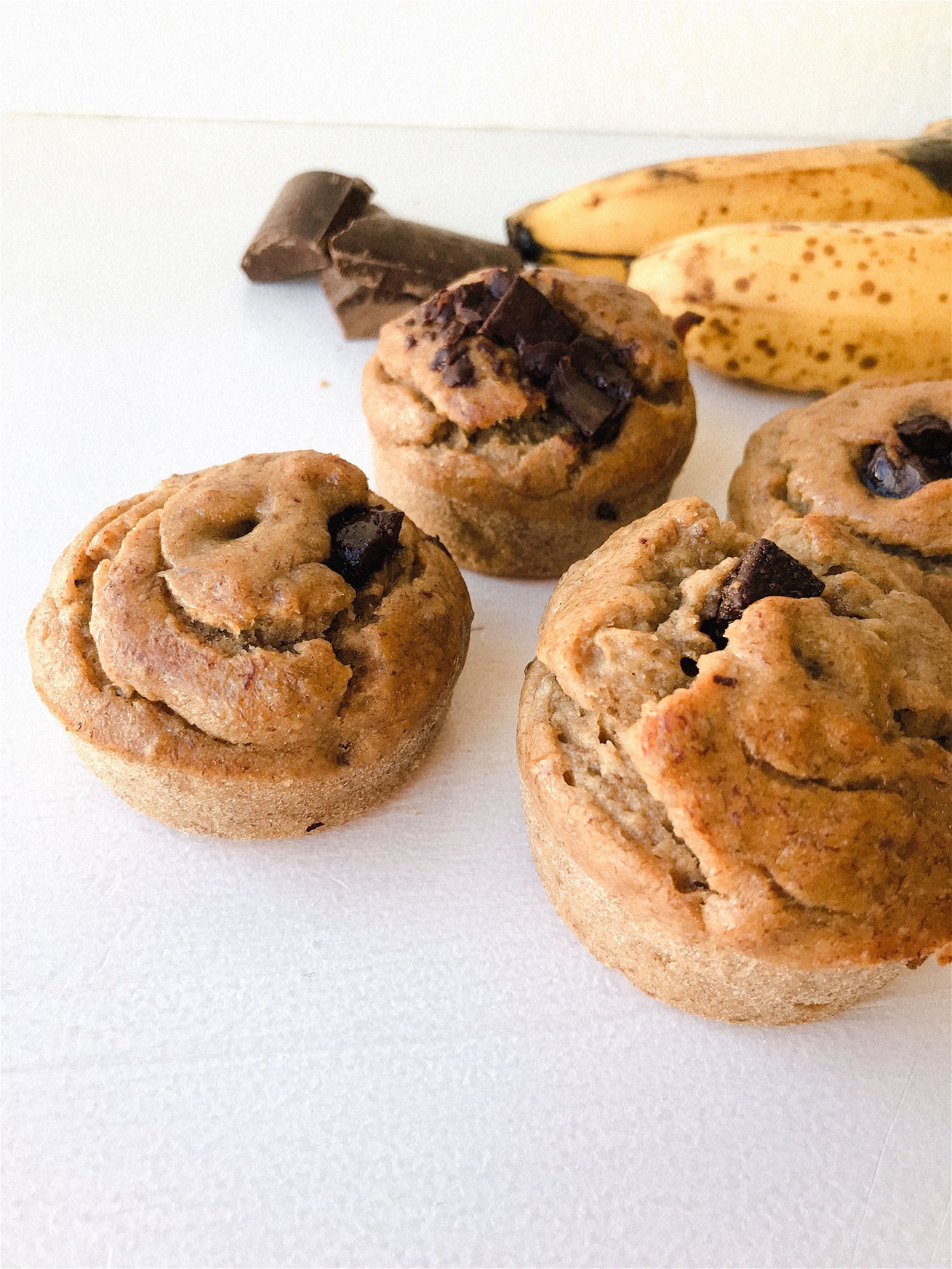 Muffins de Banana y Chocolate