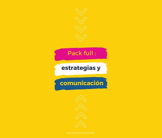 Pack: estrategias y comunicación