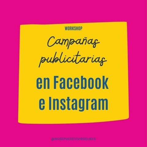 Campañas publicitarias en Facebook e Instagram