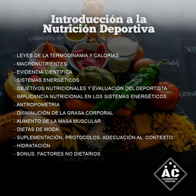 Introduccion A La Nutricion Deportiva Academia De Coaches 0302