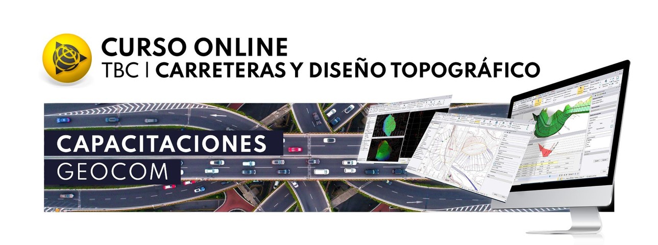 Curso Carreteras y Diseño Topográfico en TBC