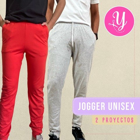 Jogger unisex. 2 pantalones con bolsillos 