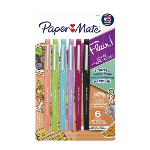 Marcador Paper Mate Flair Scented x 6