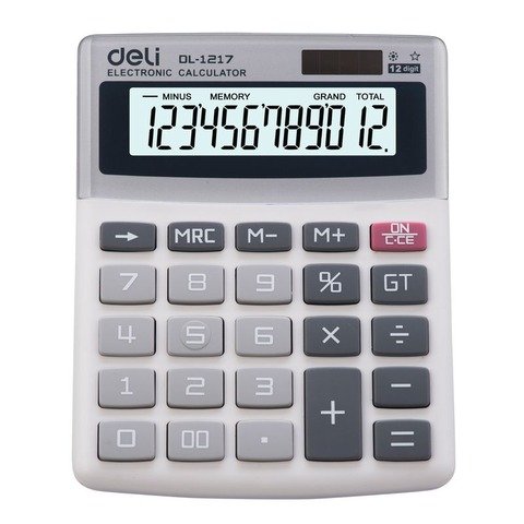 Calculadora Deli Easy E1217 Mediana (12 Digitos)