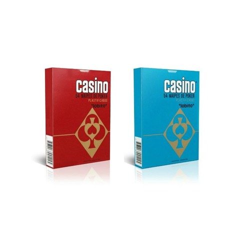 Cartas de poker x54 Casino Plastificadas 