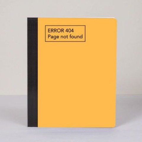 Cuaderno Fera Encuadernado 20x25cm Rayado Error 404