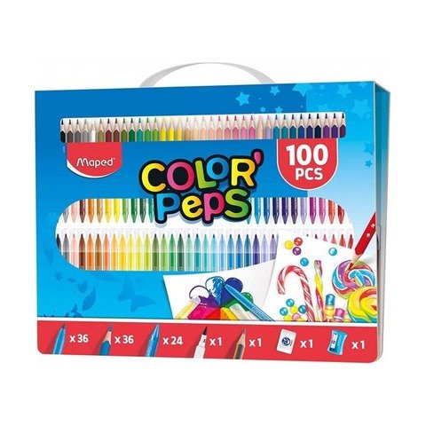 Set para Colorear Maped 100 piezas
