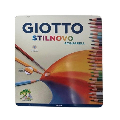 Lápiz Giotto Stilnovo Acuarelables Lata x24 