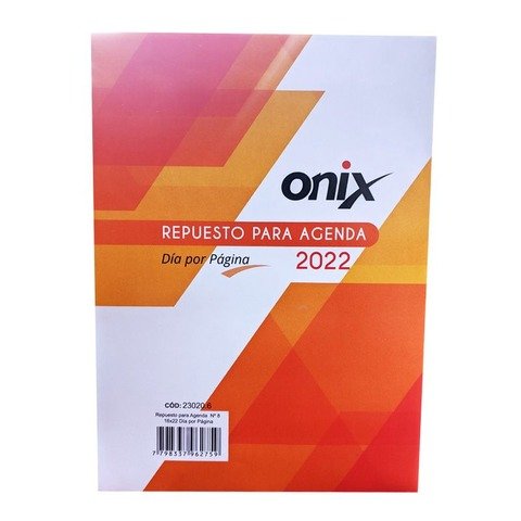 Repuesto Agenda 2022 Onix N°8 Diario