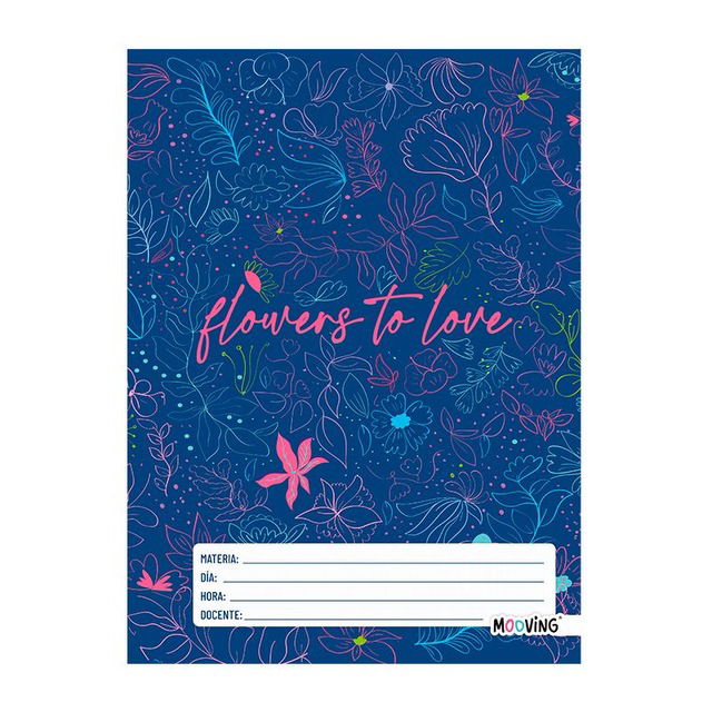 cuaderno inteligente A4 mooving flores