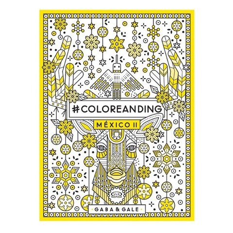 Libro para colorear #Coloreanding - Mexico II
