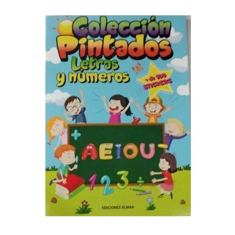 Libro Infantil Colección Pintados Letras y Números