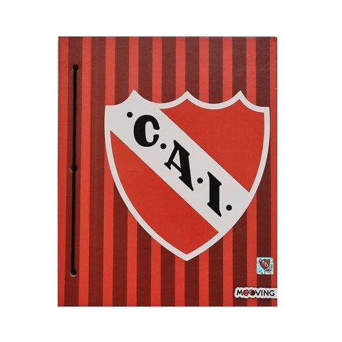 Carpeta N°3 dos tapas Mooving C.A.I. Independiente Fdo. Rayado