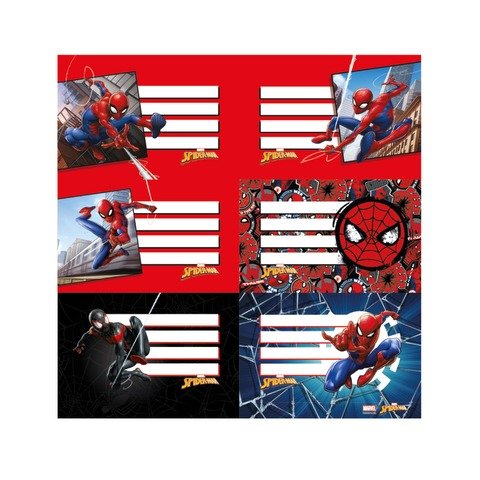 Etiquetas Mooving x12 Spiderman 2023