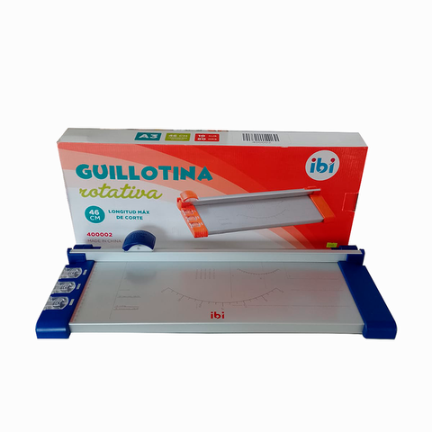 Guillotina Ibi Rotativa A3 460mm Recto-troquelado-ondulado (400002) Gris/Azul