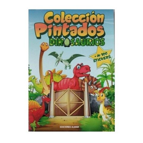 Libro Infantil Colección Pintados Dinosaurios