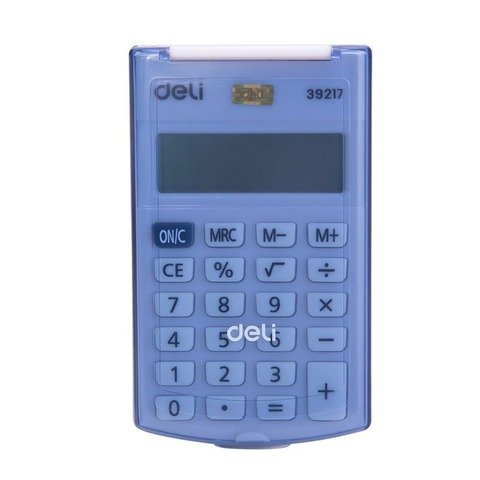 Calculadora Deli Easy E39217 Pocket Con Tapa Cristal (8 Digitos)